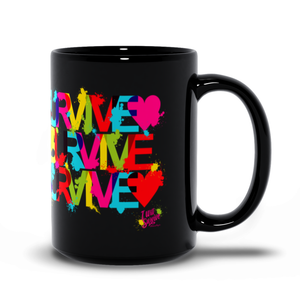 Survive Heart Survive | Black Mug